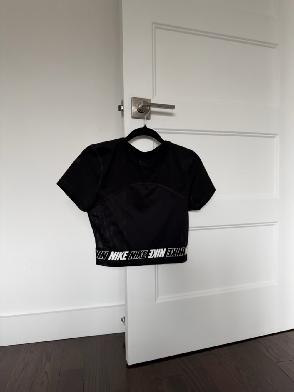nike black mesh top